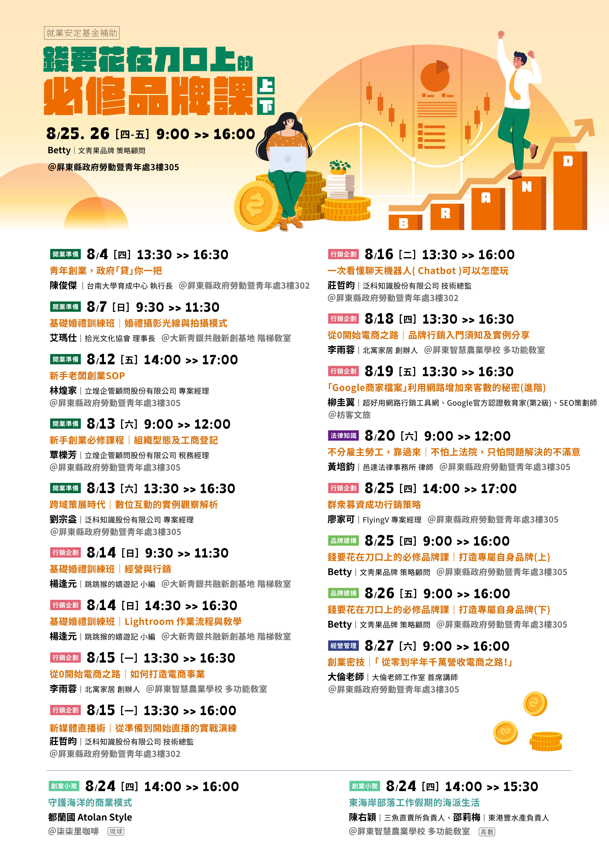 8月創業課程