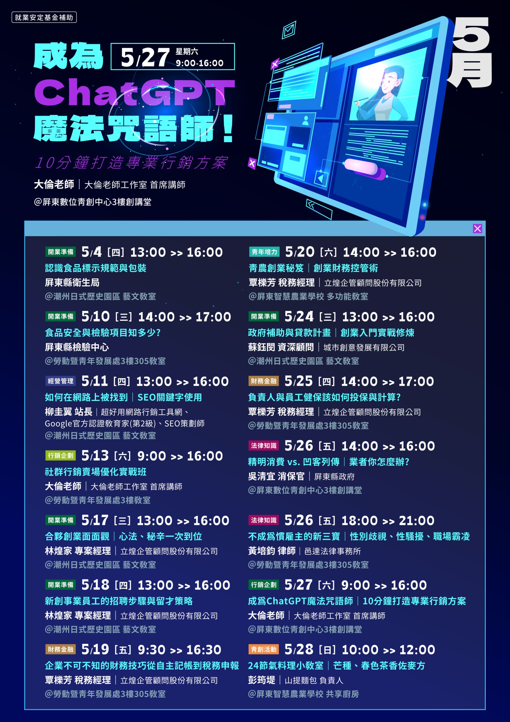 112年5月創業課程